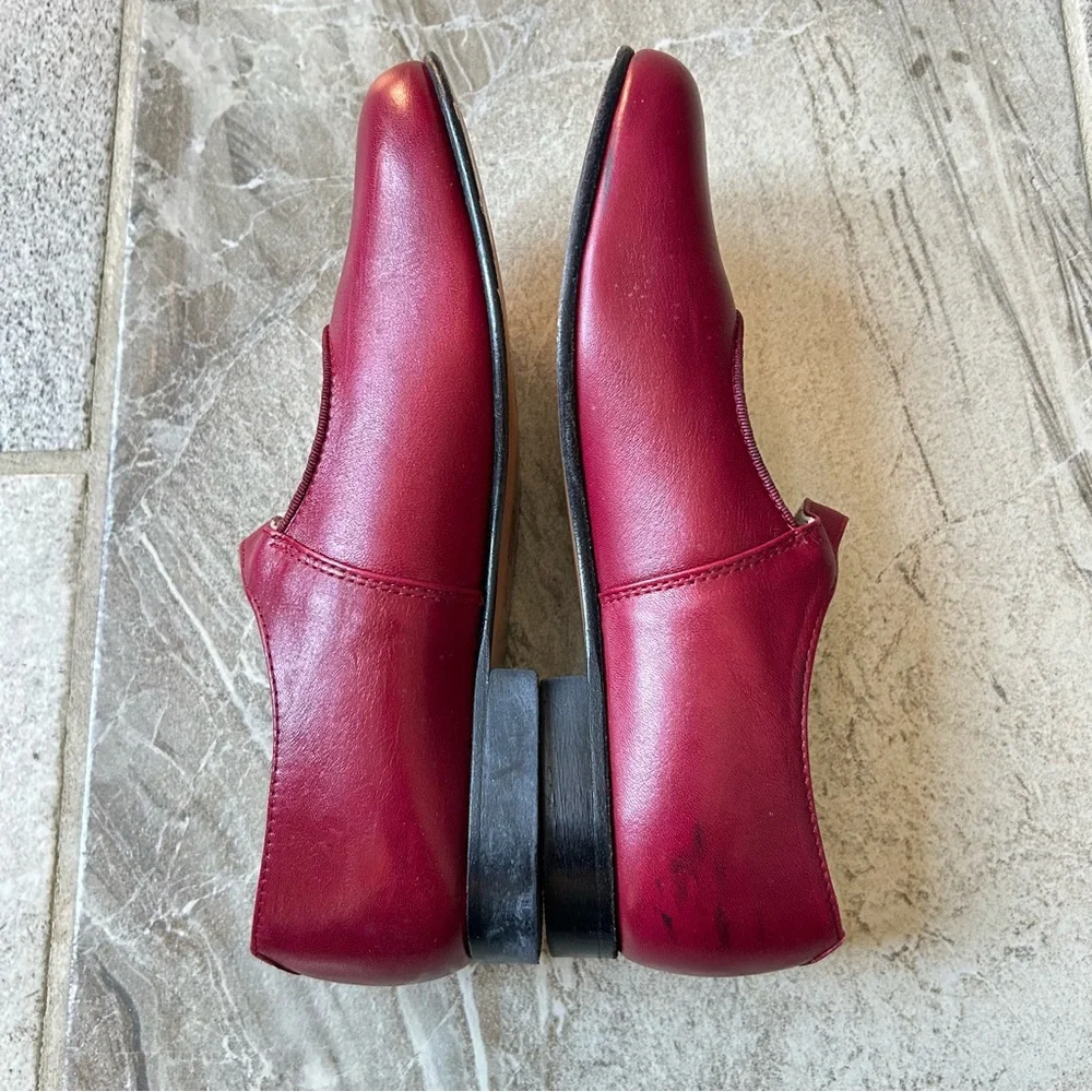 Papo d’Anjo Classic Burgundy Red Girls’ Leather Mary Jane, Size 34 EU, 3 US